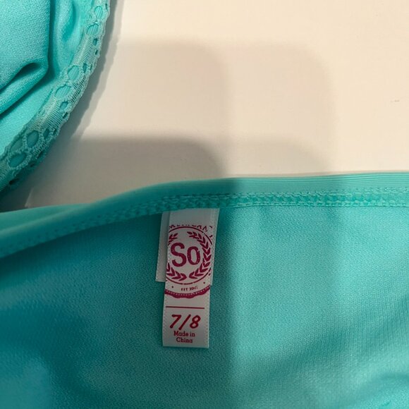 SO Crochet Tankini & Bottoms Set (Girls 7-8) (NEW W/TAGS & SO CUTE)! - Picture 10 of 11